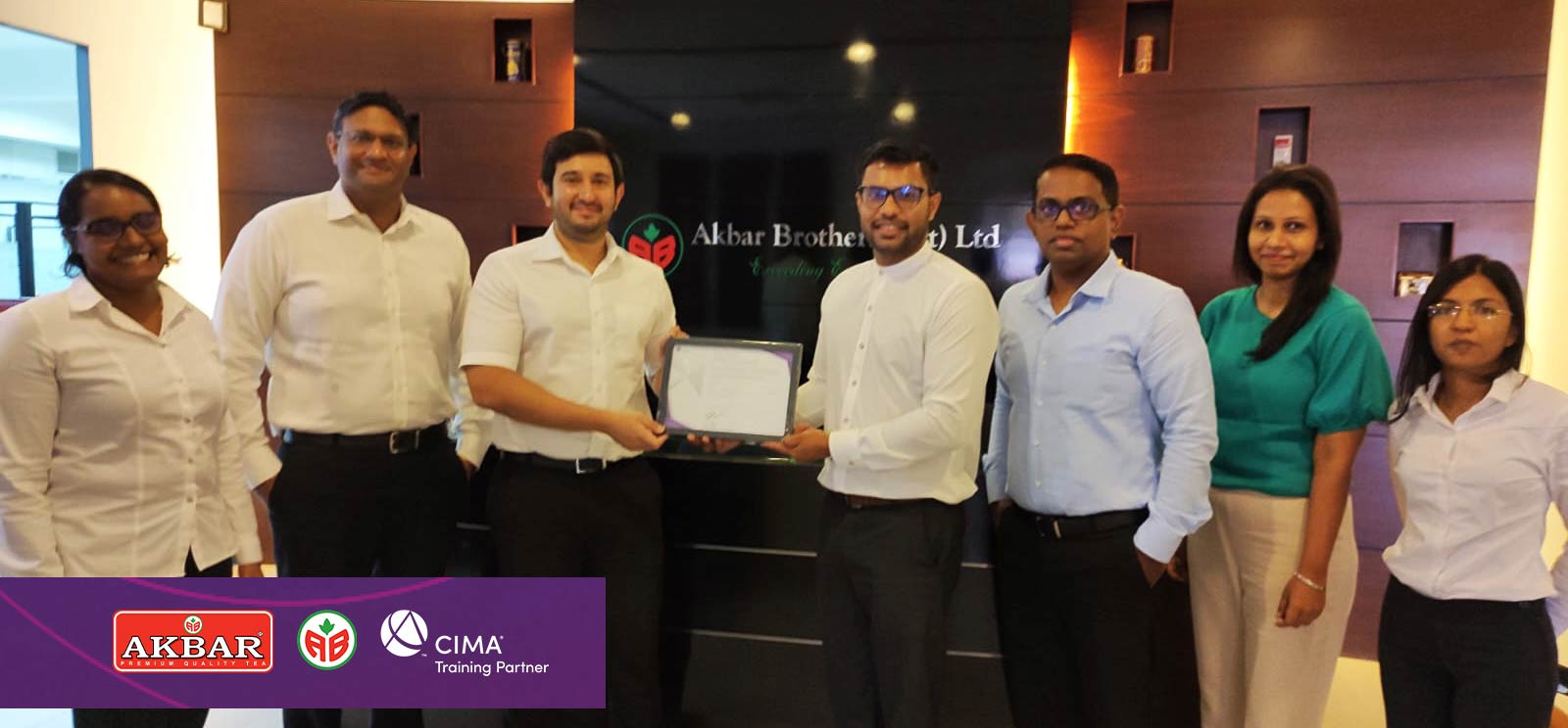 Akbar Brothers recognized with Asia Pacific Employer Status by CIMA